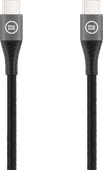 BlueBuilt USB-C to USB-C Cable 3m Nylon Black 