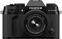 Fujifilm X-T50 Zwart + XC 15-45mm f/3.5-5.6 OIS PZ Systeemcamera voor op vakantie