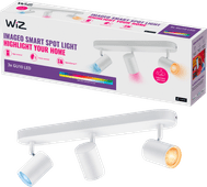 WiZ 3 spots Imageo wit - Gekleurd en Wit licht - GU10 WiZ smart lampen
