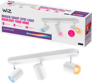 WiZ 3 Spots Imageo Blanc - Éclairage Coloré et Blanc - GU10 Ampoules connectées WiZ