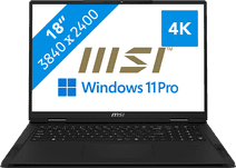 MSI CreatorPro X18 HX A14VMG-428BE AZERTY Station de travail pour ordinateur portable