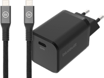 BlueBuilt Power Delivery Chargeur Universel 65 W + Câble de Charge USB-C (2 m) Noir 
