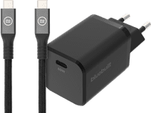 BlueBuilt Power Delivery Chargeur Universel 65 W + Câble de Charge USB-C (2 m) Noir Chargeur USB-C pour Apple iPad