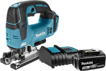 Makita DJV182ZJ + 3,0 Ah accu en lader Makita accu decoupeerzaag