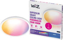 WiZ Plafondlamp SuperSlim - Wit - Gekleurd en Wit licht Smart lamp