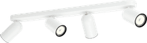 Philips Pongee opbouwspot - 4 spots - wit Lamp