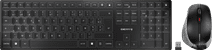 CHERRY DW 9500 SLIM Desktop Wireless Keyboard and Mouse Set AZERTY Black 