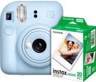 Fujifilm Instax Mini 12 Pastel Blue Bundel Cadeau tot 200 euro