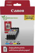 Canon CLI-581 Cartridges Combo Pack Inktpatroon voor de Canon PIXMA TR printers