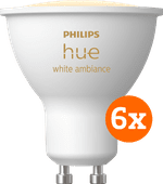 Philips Hue White Ambiance GU10 Lot de 6 