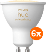 Philips Hue White Ambiance GU10 Lot de 6 Top 10 des ampoules connectées les plus vendus