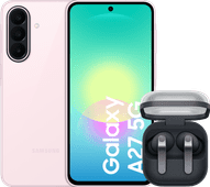 Samsung Galaxy A27 128GB Roze 5G + Samsung Galaxy Buds4 Draagbaar Samsung product