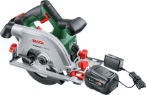 Bosch UniversalCirc 18V-53 + 4,0 Ah accu en lader Bosch accu cirkelzaag