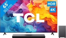 TCL 4K LED 65P61B (2024) + soundbar Tv voor standaard tv kijken