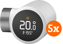 Tado Slimme Radiatorknop X 5-Pack (uitbreiding) Slimme thermostaat met ecocheques