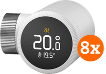 Tado Slimme Radiatorknop X 8-Pack (uitbreiding) Slimme thermostaat met ecocheques