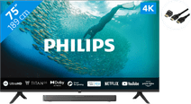 Philips 75PUS7009  + Soundbar + HDMI cable 75-inch TV