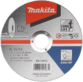 Makita Cutting Disc Steel 125mm 10 units 125mm metal grinding disc