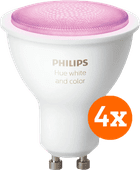 Philips Hue White and Color GU10 Lot de 4 GU10 White & Color