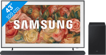 Samsung The Frame 43LS03D (2024) + Barre de Son Télévision avec Boitier One Connect