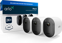 Arlo Pro 5 2K+ Caméra de Sécurité Lot de 3 Caméra IP d'extérieur avec Wi-Fi