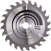 Bosch Circular Saw Blade Optiline Wood 160x20/16x1.8mm, 24T 