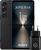 Sony Xperia 1 VI 256GB Black 5G + BlueBuilt Charger with USB-C Port 30W Black Android smartphone