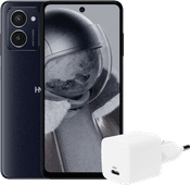 HMD Pulse+ Pro 128 Go Noir 4G + BlueBuilt Chargeur avec Port USB-A 18 W Noir Smartphone HMD