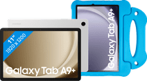 Samsung Galaxy Tab A9 Plus 11 inches 64GB WiFi Silver + BlueBuilt Kids Cover Blue Tablet for the whole family