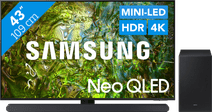 Samsung Neo QLED 4K 43QN90D (2024) + Soundbar Samsung tv uit 2024