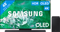 Samsung OLED 4K 48S90D (2024) + Barre de Son TV Samsung de taille moyenne