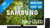 Samsung Neo QLED 4K 75QN90D (2024) + Barre de Son TV avec wifi