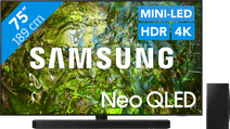 Samsung Neo QLED 4K 75QN90D (2024) + Barre de Son Promotion : TV ou barres de son Samsung