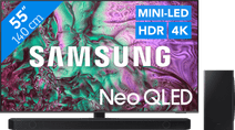 Samsung Neo QLED 4K 55QN86D (2024) + Soundbar Samsung tv en soundbar bundel