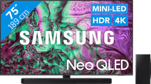 Samsung Neo QLED 4K 75QN86D (2024) + Barre de Son TV Samsung avec une télécommande One Remote