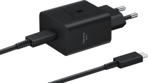 Samsung Super Fast Charging Chargeur 45 W Noir + Câble USB-C 1,8 m Matière Synthétique Noir 