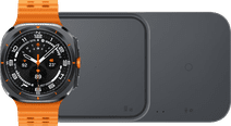 Samsung Galaxy Watch Ultra 4G Gris/Orange 47 mm + Chargeur Sans Fil Duo Montre connectée pour Android Wear OS