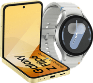 Samsung Galaxy Z Flip 6 256GB Yellow 5G + Samsung Galaxy Watch 7 Silver 44mm Samsung Galaxy Z Flip 6