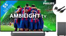 Philips 55PUS8309 - Ambilight (2024) + Barre de Son + Câble HDMI Pack TV et barre de son Philips