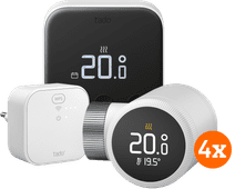 Tado Smart Thermostat X Starter Pack + 4 Radiator Knobs Wired thermostat