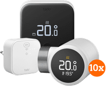 Tado Smart Thermostat X Starter Pack + 10 Radiator Knobs Wired thermostat