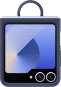 Samsung Galaxy Z Flip 6 Silicone Back Cover Ring Dark Blue 
