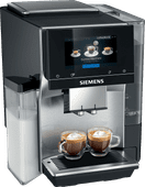 Siemens EQ700 Integral Acier Inoxydable TQ717R03 Machine à café entièrement automatique avec mousseur à lait automatique