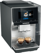 Siemens EQ700 Classic Stainless Steel Silver Metallic TP715R07 Fully automatic coffee machine with a lot of help with maintenance