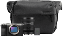 Sony A7C II Zilver Travel Kit Systeemcamera met promotie