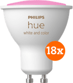 Philips Hue White and Color GU10 Lot de 18 