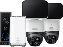 EufyCam Solo Cam S340 Lot de 2 + Homebase 3 + Video Doorbell E340 Caméra IP sans abonnement