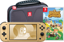 Nintendo Switch Lite Zelda Edition + Animal Crossing: New Horizons + Beschermhoes Nintendo Switch