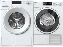 Miele WSB 683 WCS TwinDos & Steam 125 Edition + Miele TSF 763 WP EcoSpeed Energy-efficient washing machine and dryer set