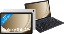 Samsung Galaxy Tab A9 Plus 128GB WiFi Silver + Just in Case Keyboard Cover AZERTY Samsung Galaxy Tab A